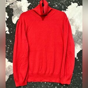 Select & Trend Red Turtleneck Sweatshirt